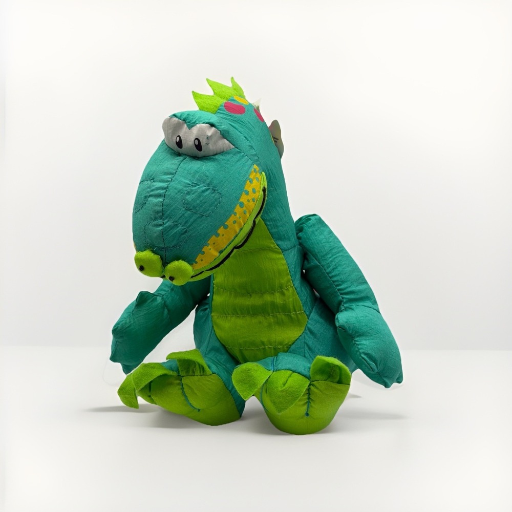 Publix Plato Dinosaur Plush 8" Publixaurus Kids Club Mascot Green HTF